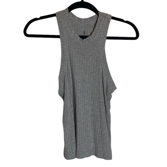 Free People Movement ribbed grey tank - Picture 1 of 5